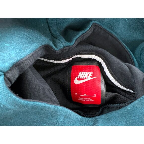 Nike Tech Fleece Teal Funnel Neck Sweatshirt Hoodie Medium - Picture 4 of 10